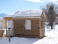 shed with old lap siding