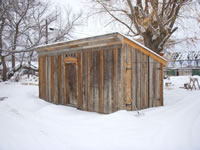after picture of shed