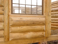 Post and Beam log joinery