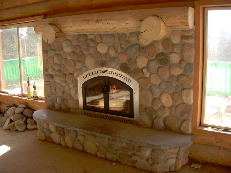 Fireplace mantle